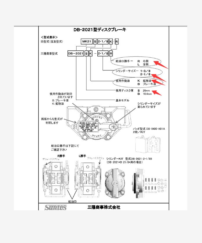 日本三陽製動器SUNTES型號DB-2021SB 2.1/8...
