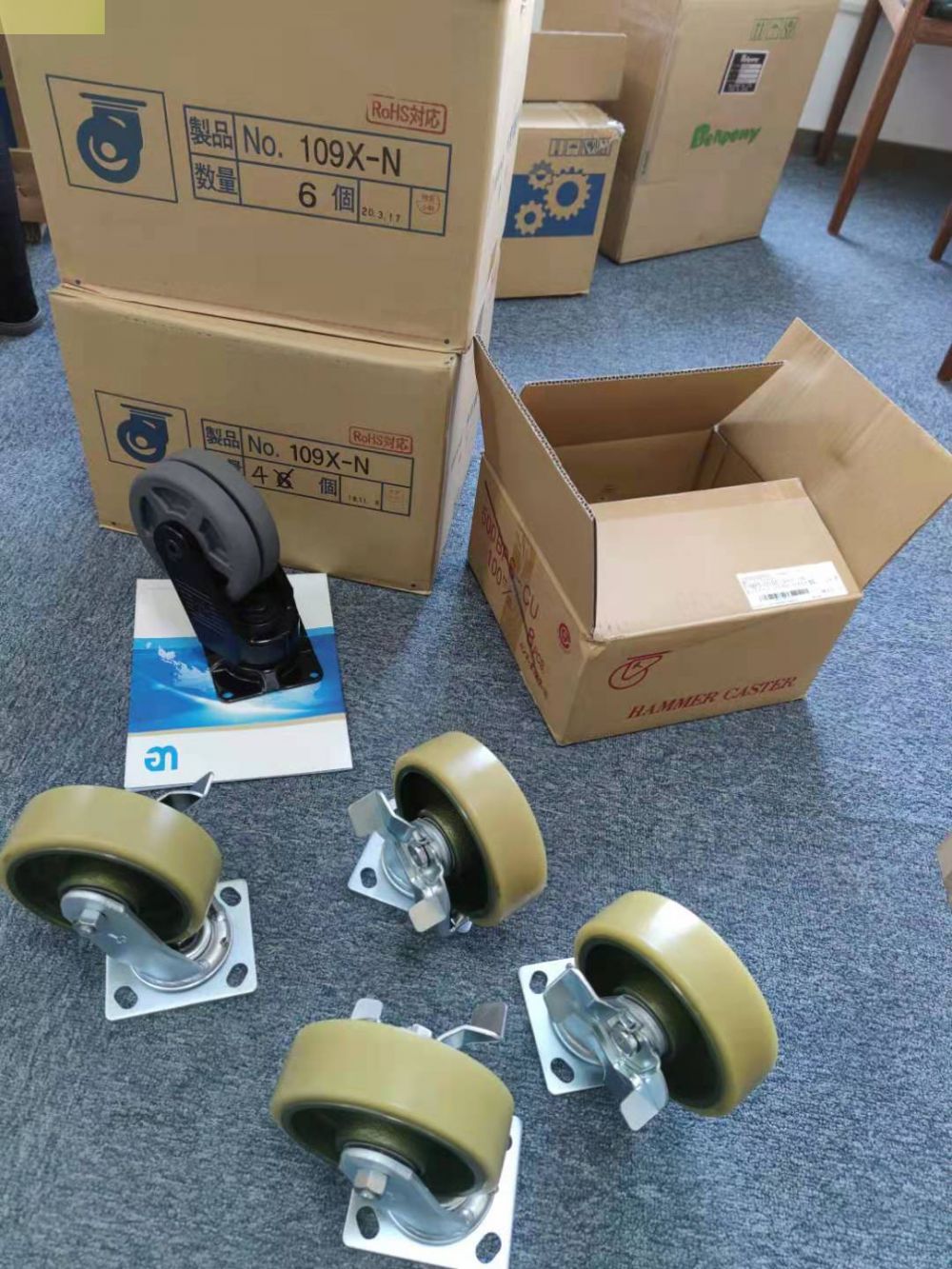 製造業用日本YUEI優（yōu）越腳輪420SRP-UB150（439...