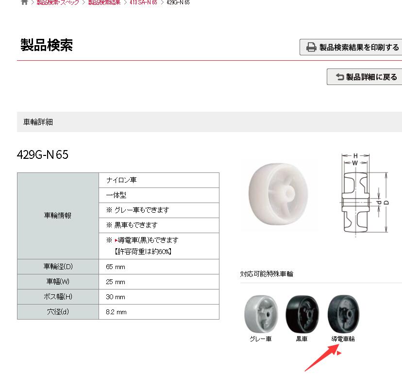 HAMMER-CASTER鐵錘（chuí）牌腳（jiǎo）輪型號413SA-N65W...