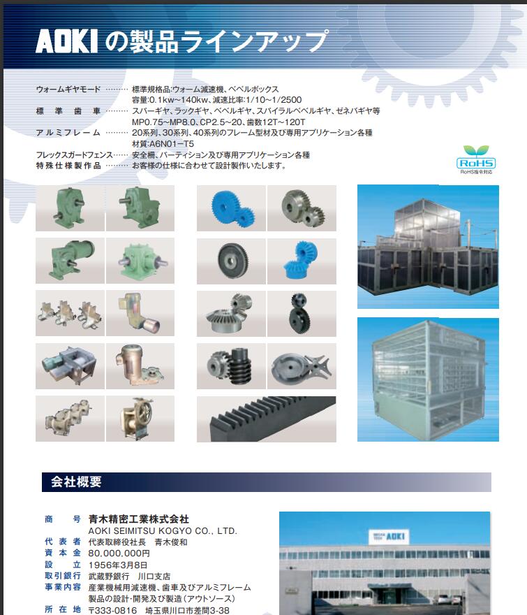 日本AOKI 青（qīng）木蝸（wō）輪（lún）蝸杆（gǎn）減速機 型號LB6-60 軸配（pèi）置標...