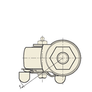 図麵 No.307HB-PSHB-P ヘビークラスキャスター